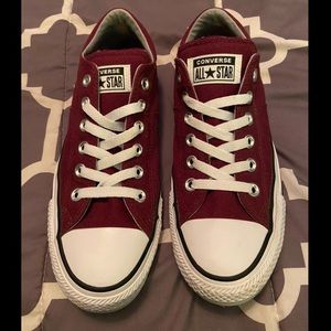 Women’s Burgundy Converse - Size 8